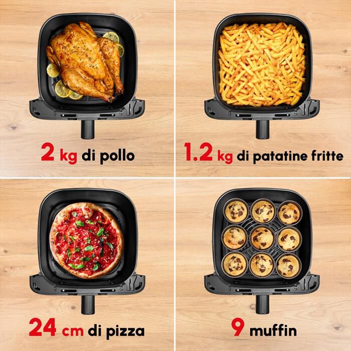 MOULINEX - Friggitrice ad aria EZ855HF0-Nero
