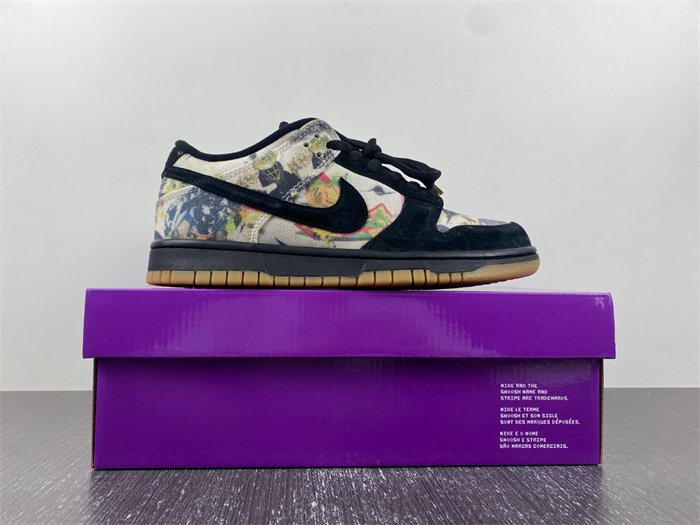 NK SB Dunk Low Supreme Rammellzee FD8778-001