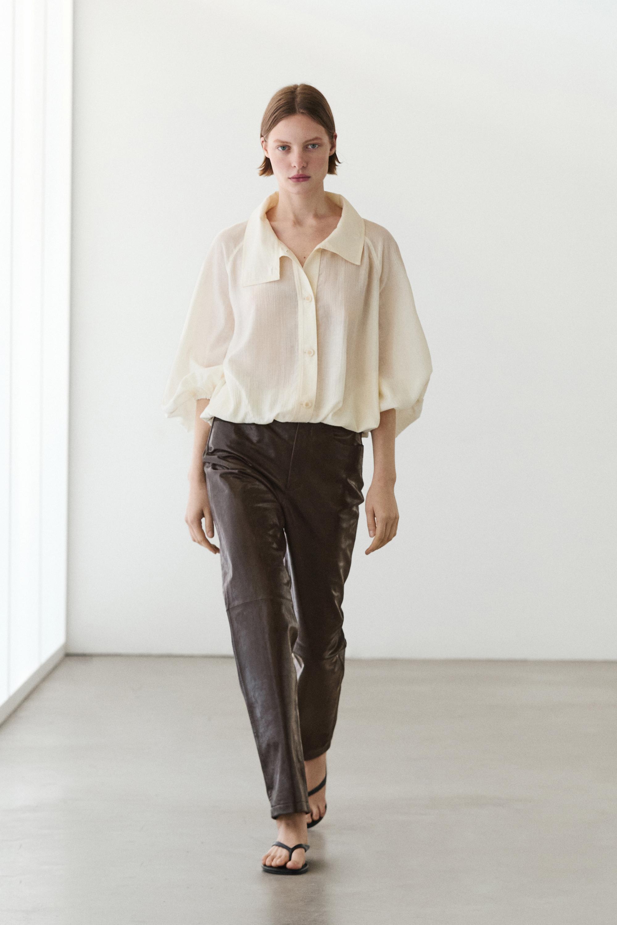 Pantalón piel napa