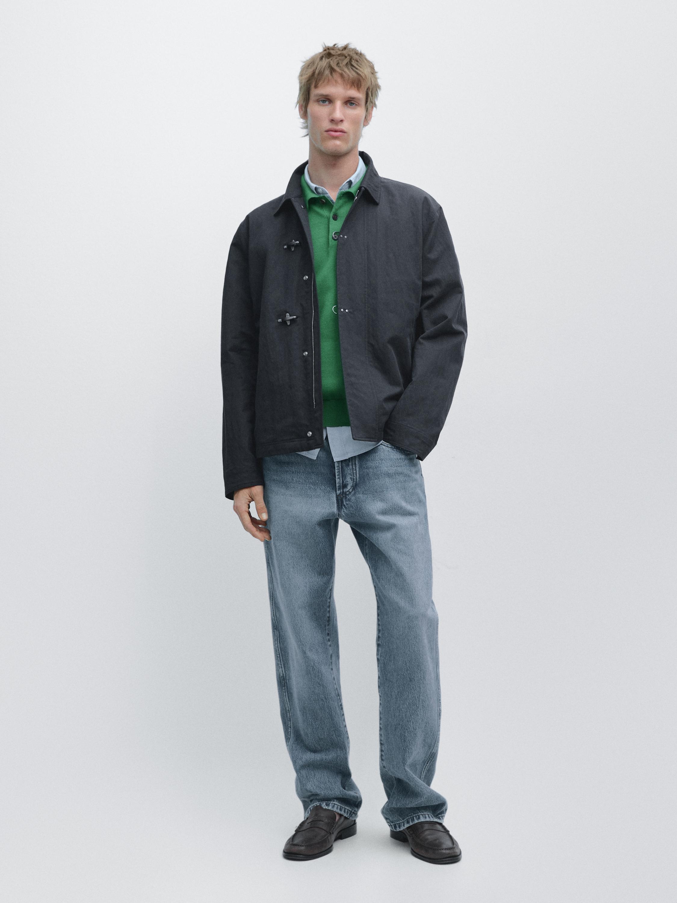 Chaqueta alamares con algodón