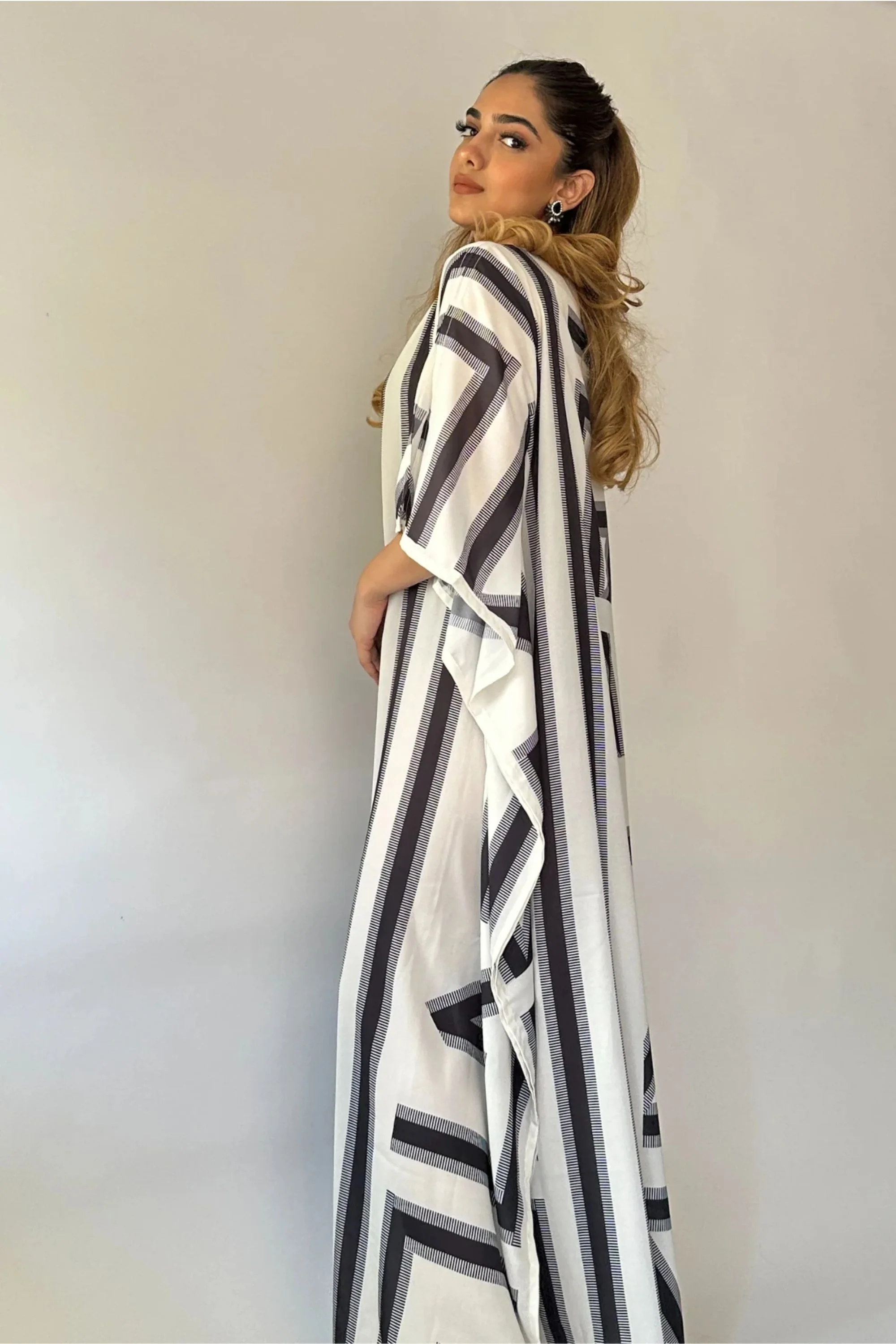 White Oasis Kaftan Dress
