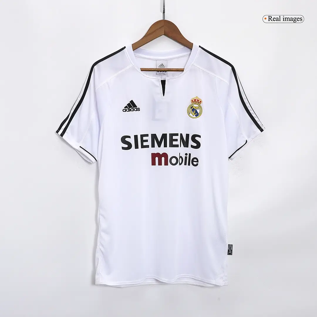 Real Madrid 2003/04 Home Retro Football Jersey