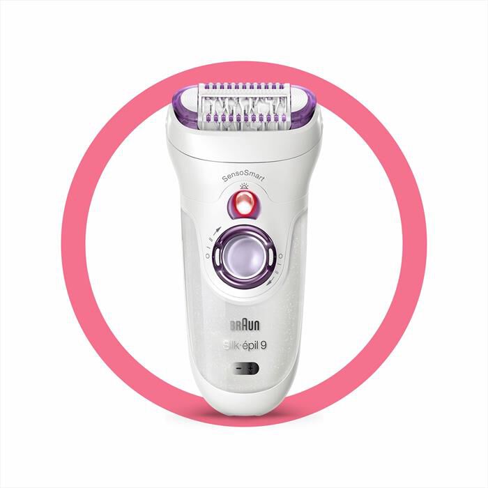 BRAUN - Silk-épil 9 9-700-Bianco/Viola