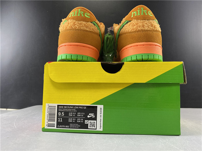 NK SB Dunk Low Grateful Dead Bears Orange CJ5378 800