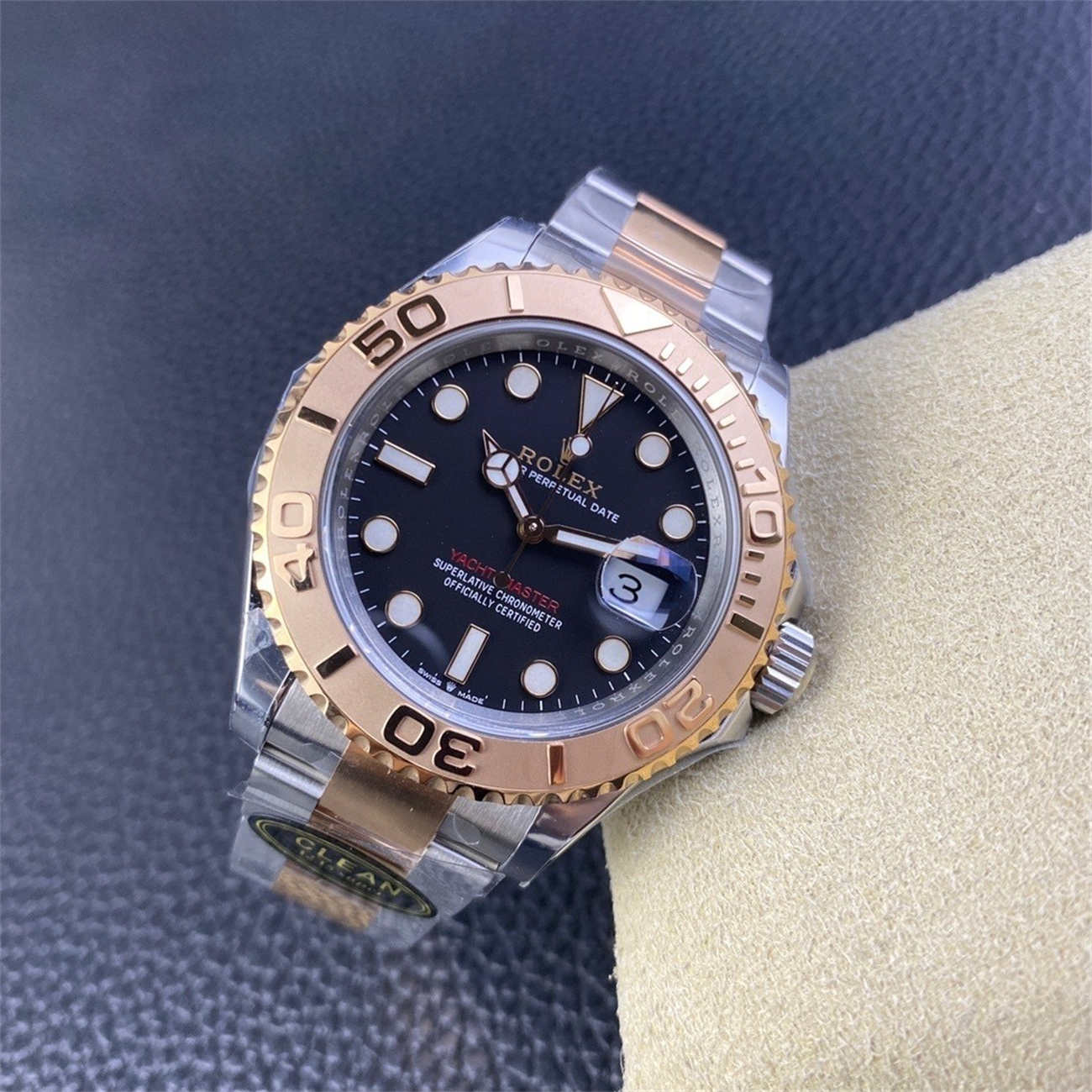 Rolex Yacht-Master Black Dial – Clean Factory 40mm Replica