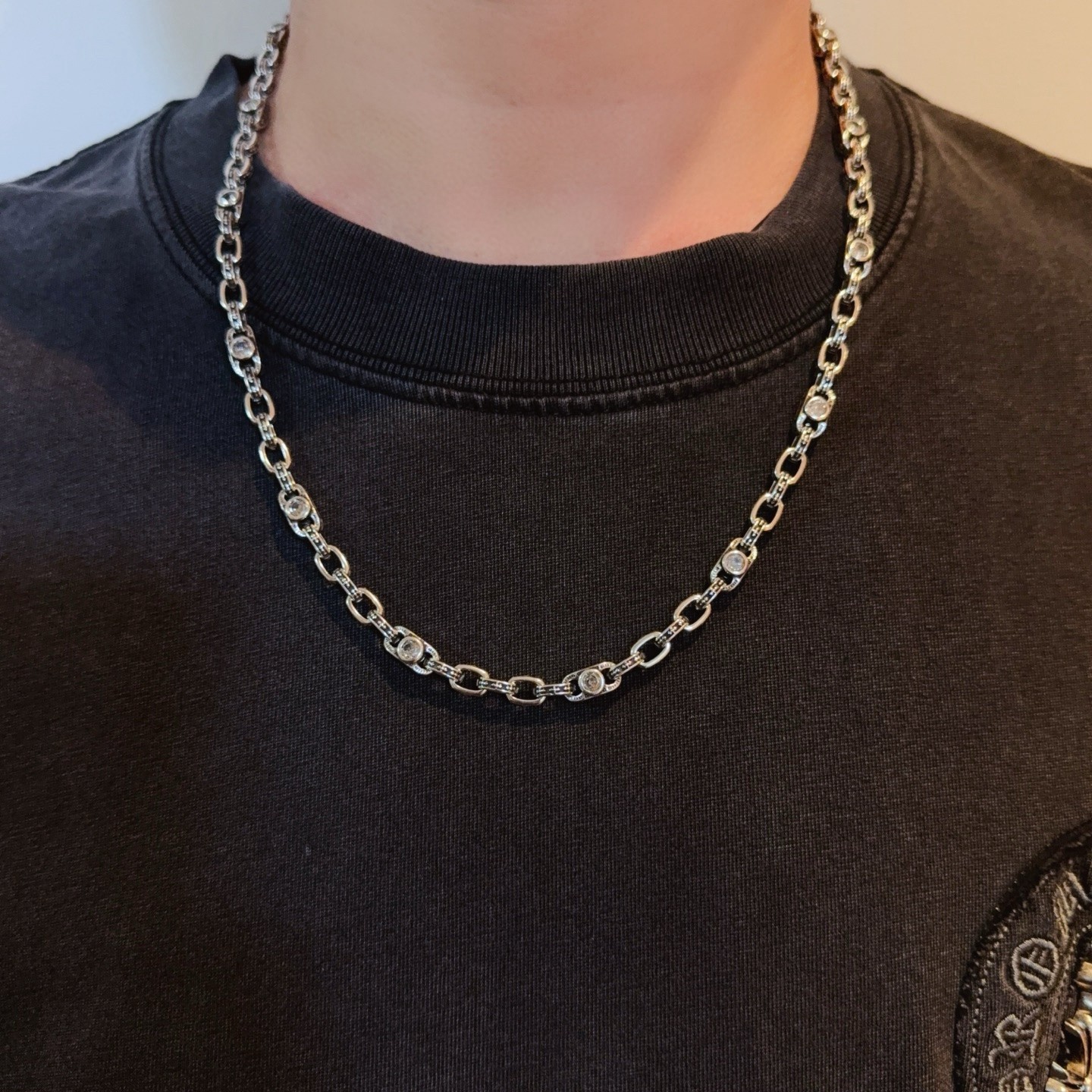Chrome H Necklace