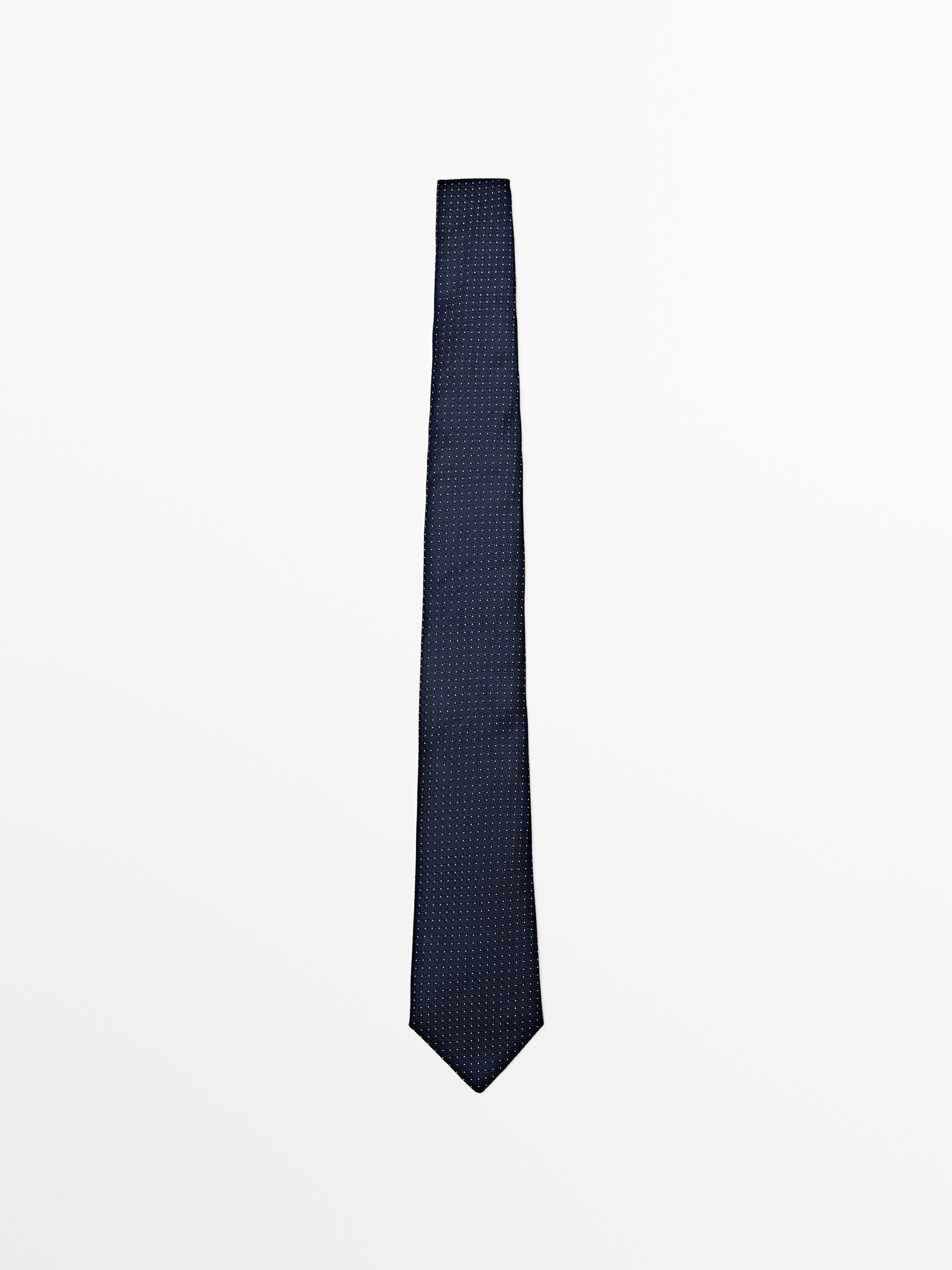Corbata puntos 100% seda