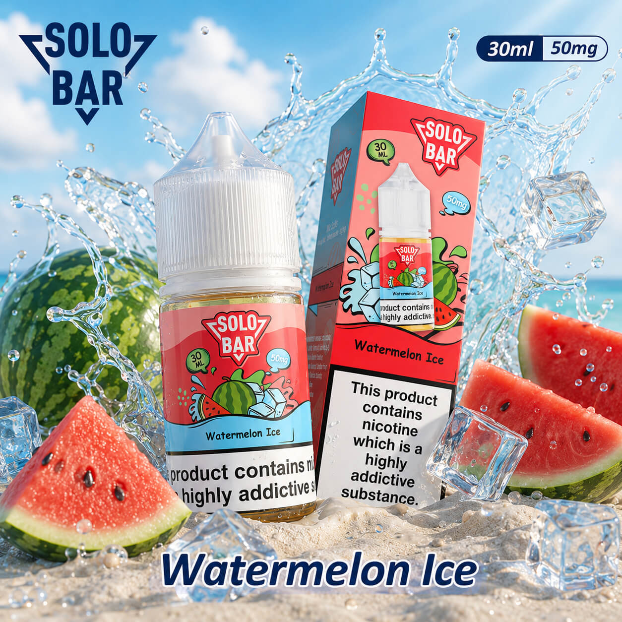 🍓 SoloBar E-Liquid 30ml No.1 Nic Salt
