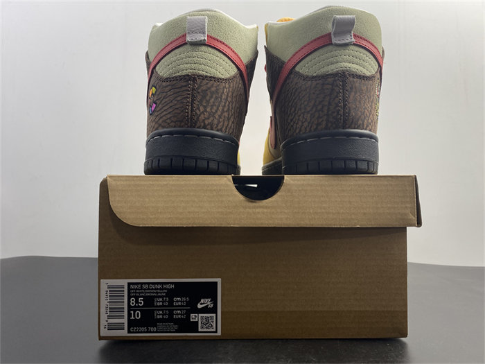 NK SB Dunk High Color Skates Kebab and Destroy CZ2205-700