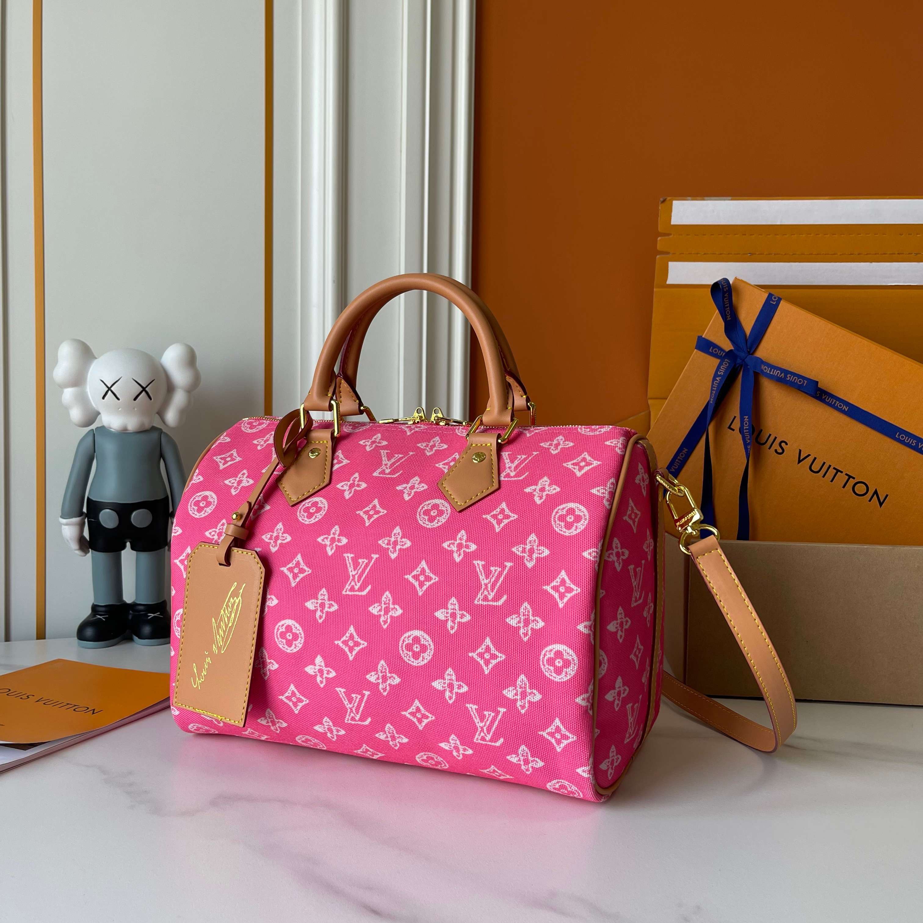 LV SPEEDY BANDOULIÈRE 30 Size：30*21*17CM