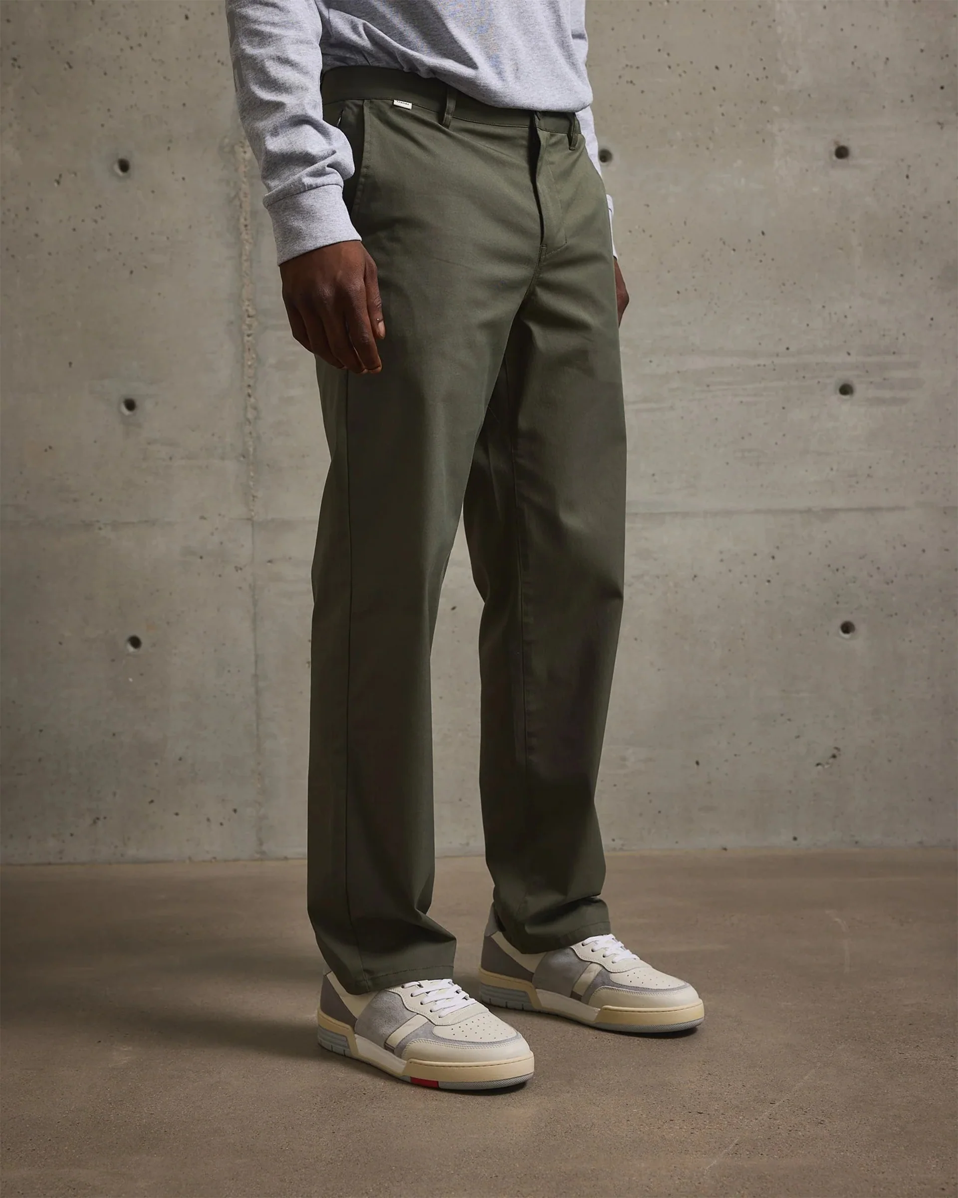 Twill Chino Pant - Olive