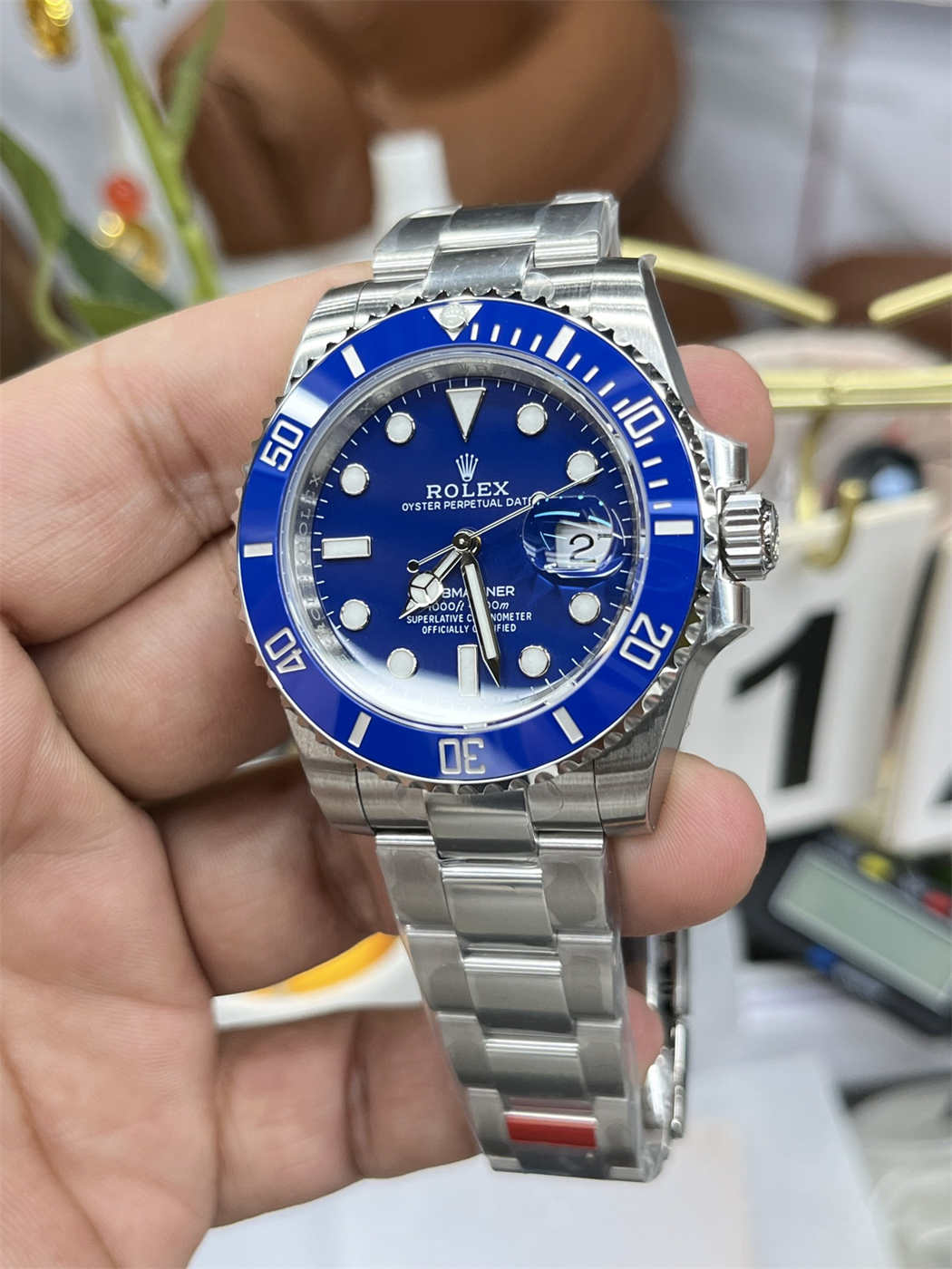 VSF Submariner 116619LB “Smurf” (40mm) – VS3135 Movement [White Gold Plated]