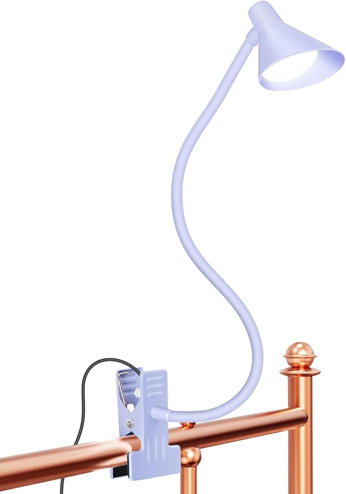Desk Lamp Clip on Lamp for Bed Headboard LED Reading Light for Bed