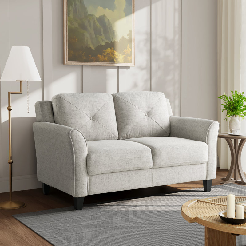 Lourdez 56.3'' Upholstered Loveseat