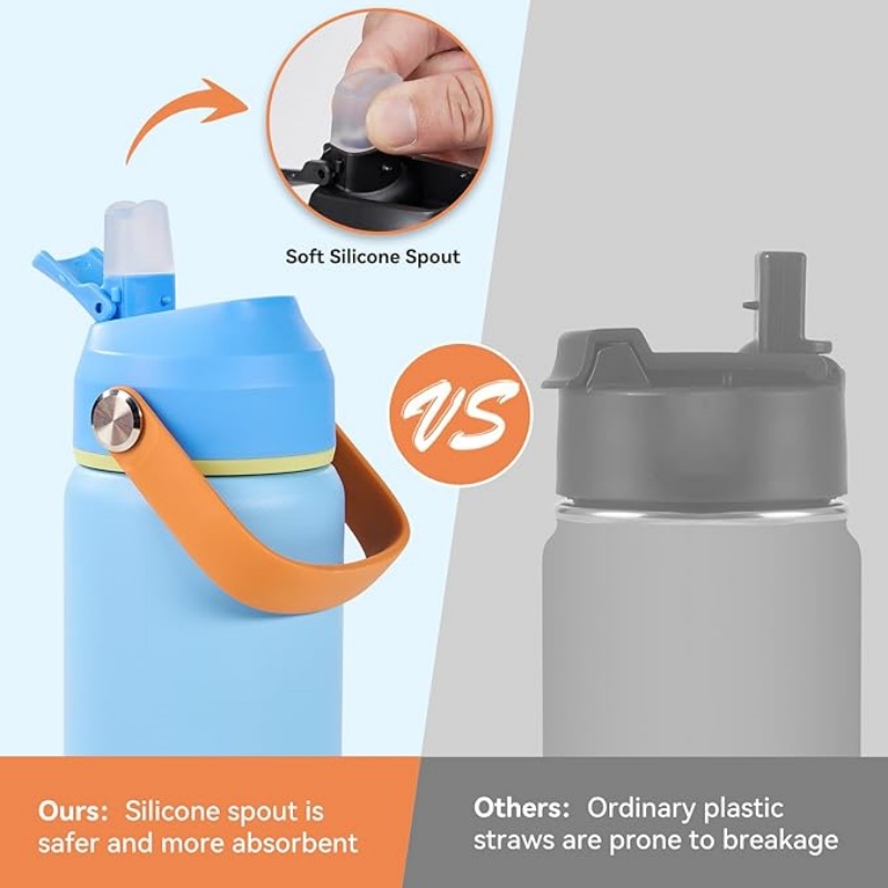 THERMOCLOUD 18oz Insulated Stainless Steel Water Bottle