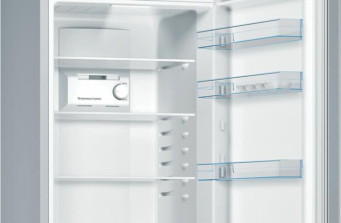 BOSCH - Frigorifero Combinato KGN36NLEA Classe E 186x60 cm-Metal look