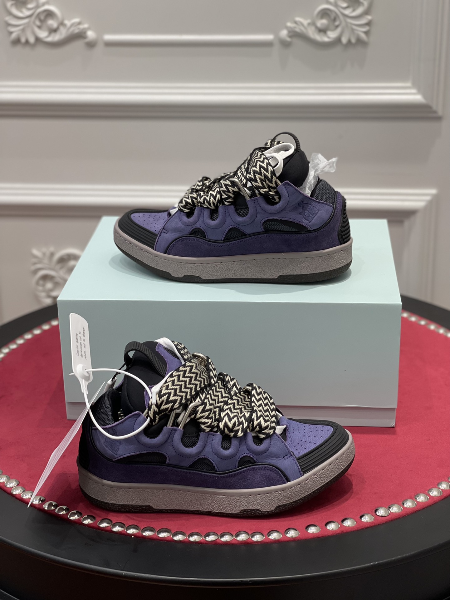 LAN Curb SneakerPurple Black FM-SKRK11-DRAG-E2279