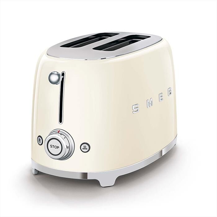 SMEG - Tostapane 50's Style  2x2 fette – TSF01CREU-panna