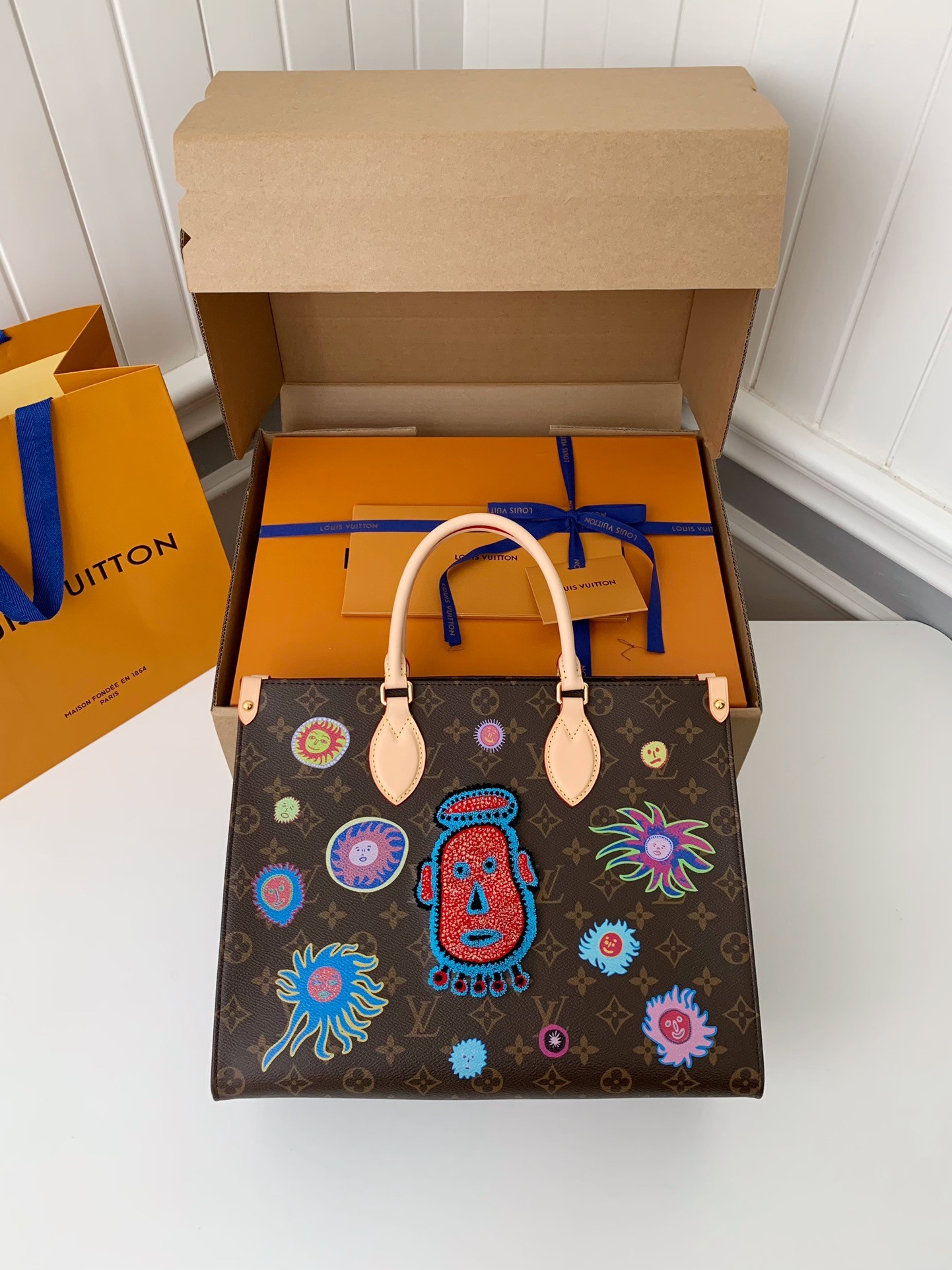 LV x Yayoi Kusama  ONTHEGO  35*27*14cm