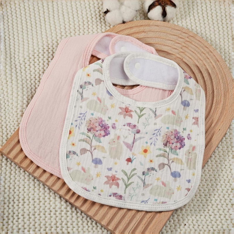 CLOUDBABY-BIB Muslin Drool Bibs for Boys Girls