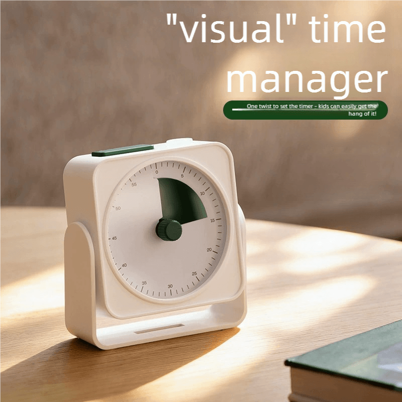 LIORQUE Kitchen Timer Alarm Clock Round Visual Timer - LIORQUE