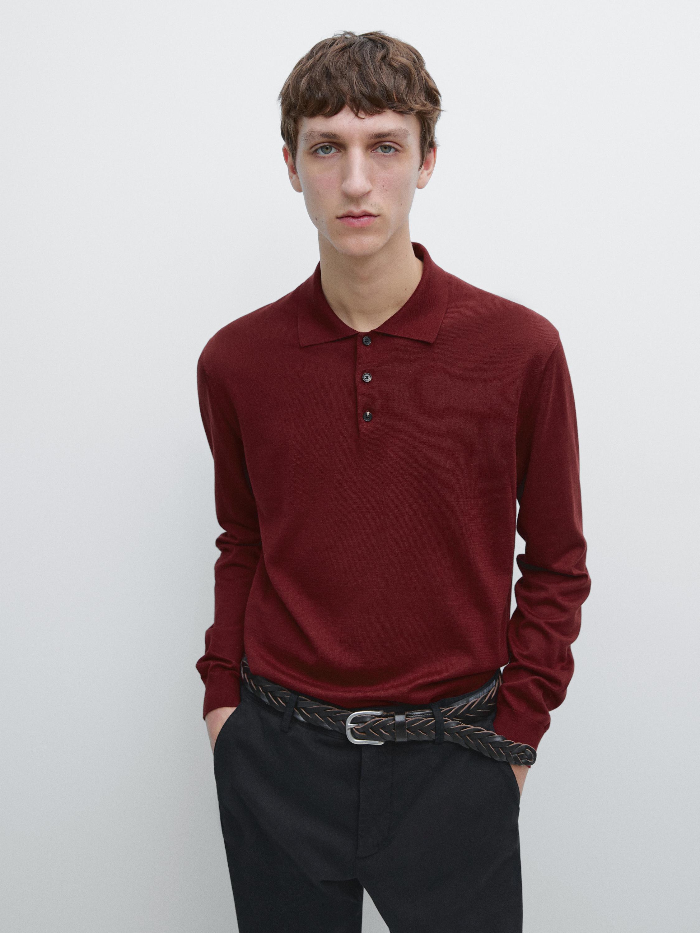 Jersey polo punto algodón