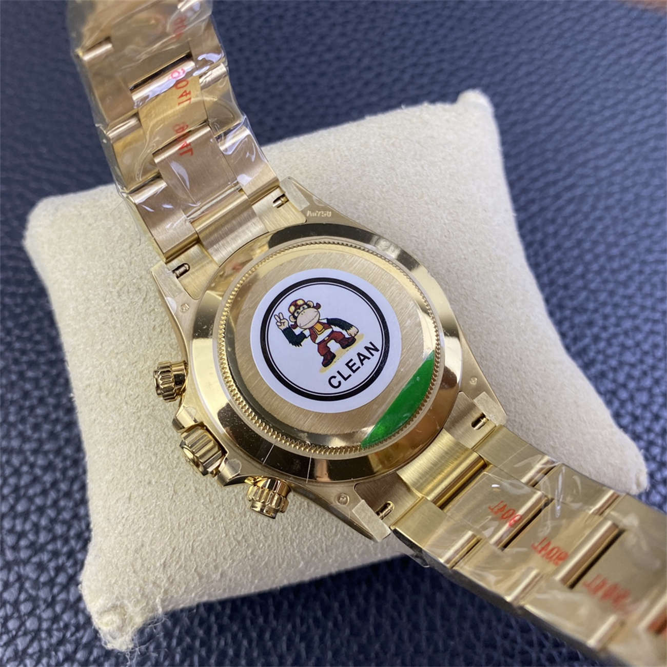 Rolex Daytona Green Dial Replica – Clean Factory Yellow Gold 4130 Edition