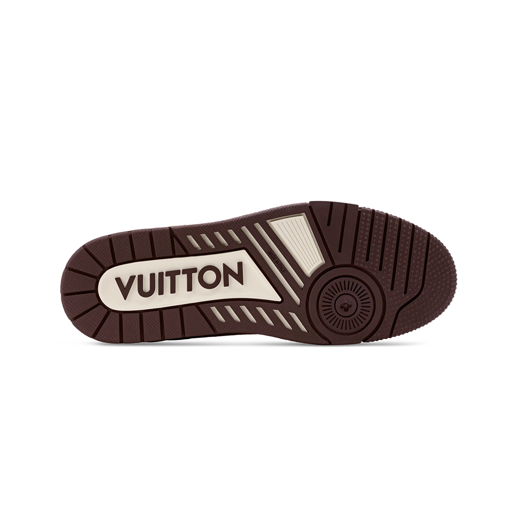 LV  Trainer Brown Monogram Leather Sneaker