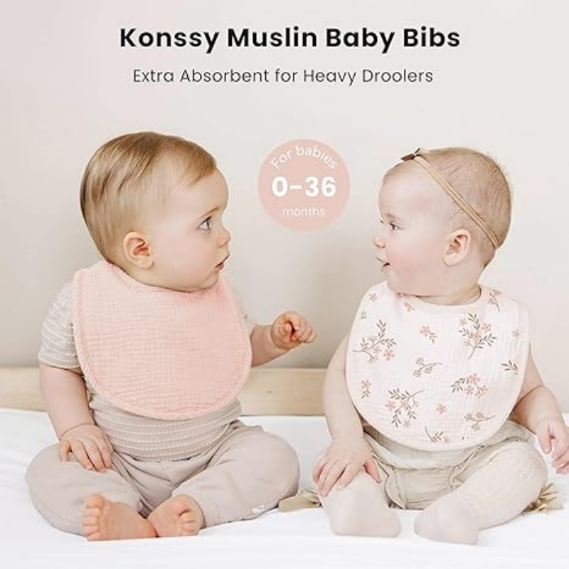 CLOUDBABY-BIB Muslin Baby Bibs