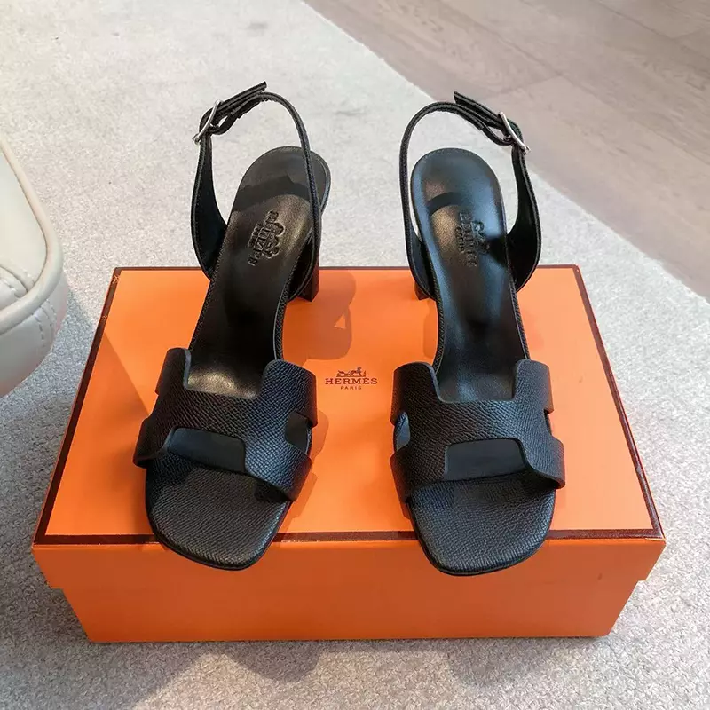 Fashion High Quality Real Leather High Heel Sandals LX-872316