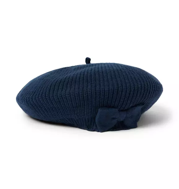 Sweater Bow Beret