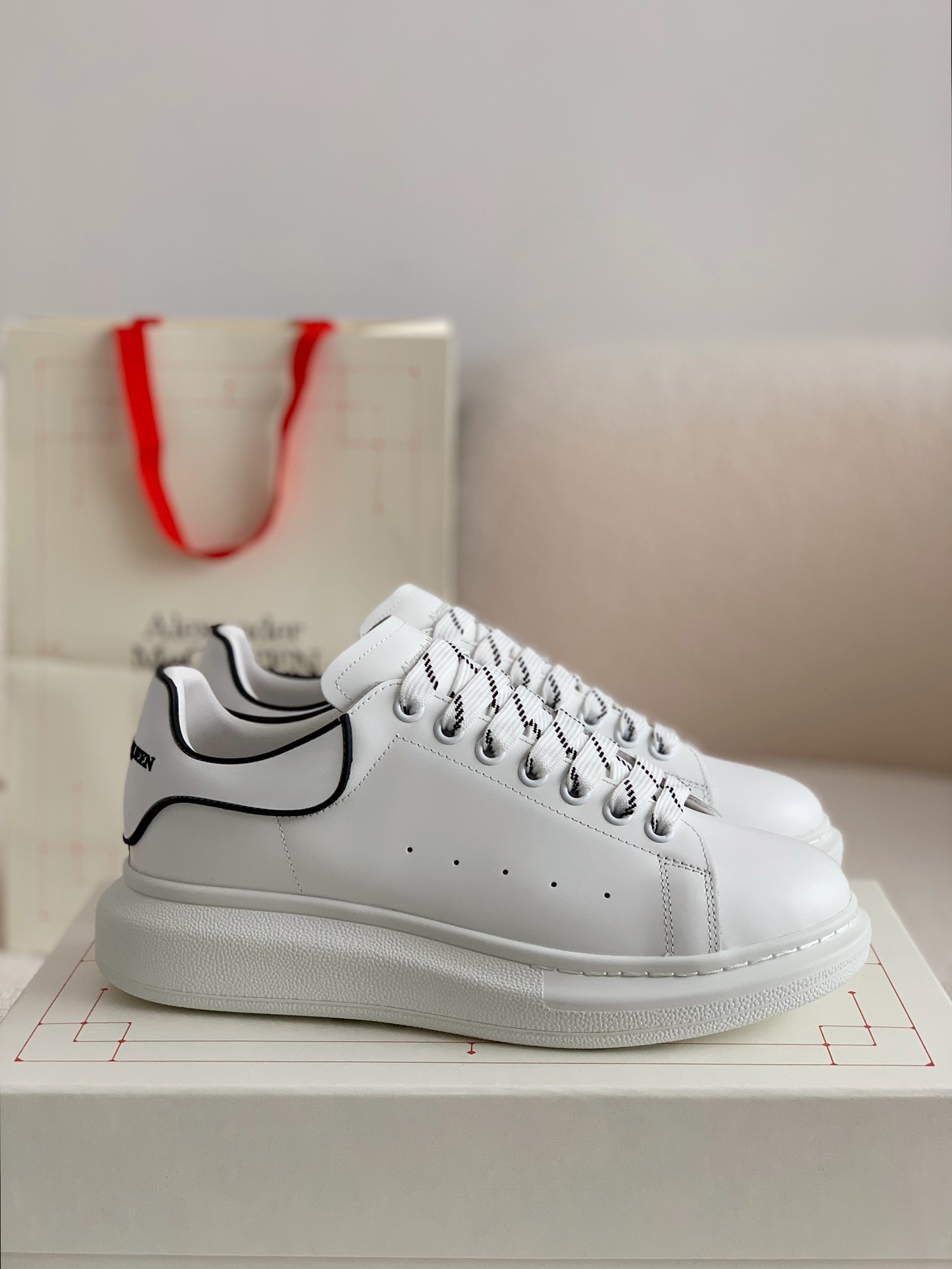 Alexander McQ MQ white film tail Sneakers