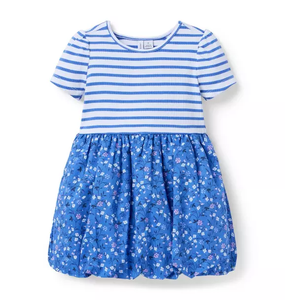 Ditsy Floral Bubble Hem Dress