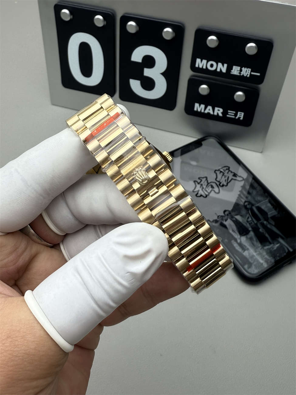 QF Day-Date 36mm Replica – Full-Weight 2836 Movement with Diamond Dial
