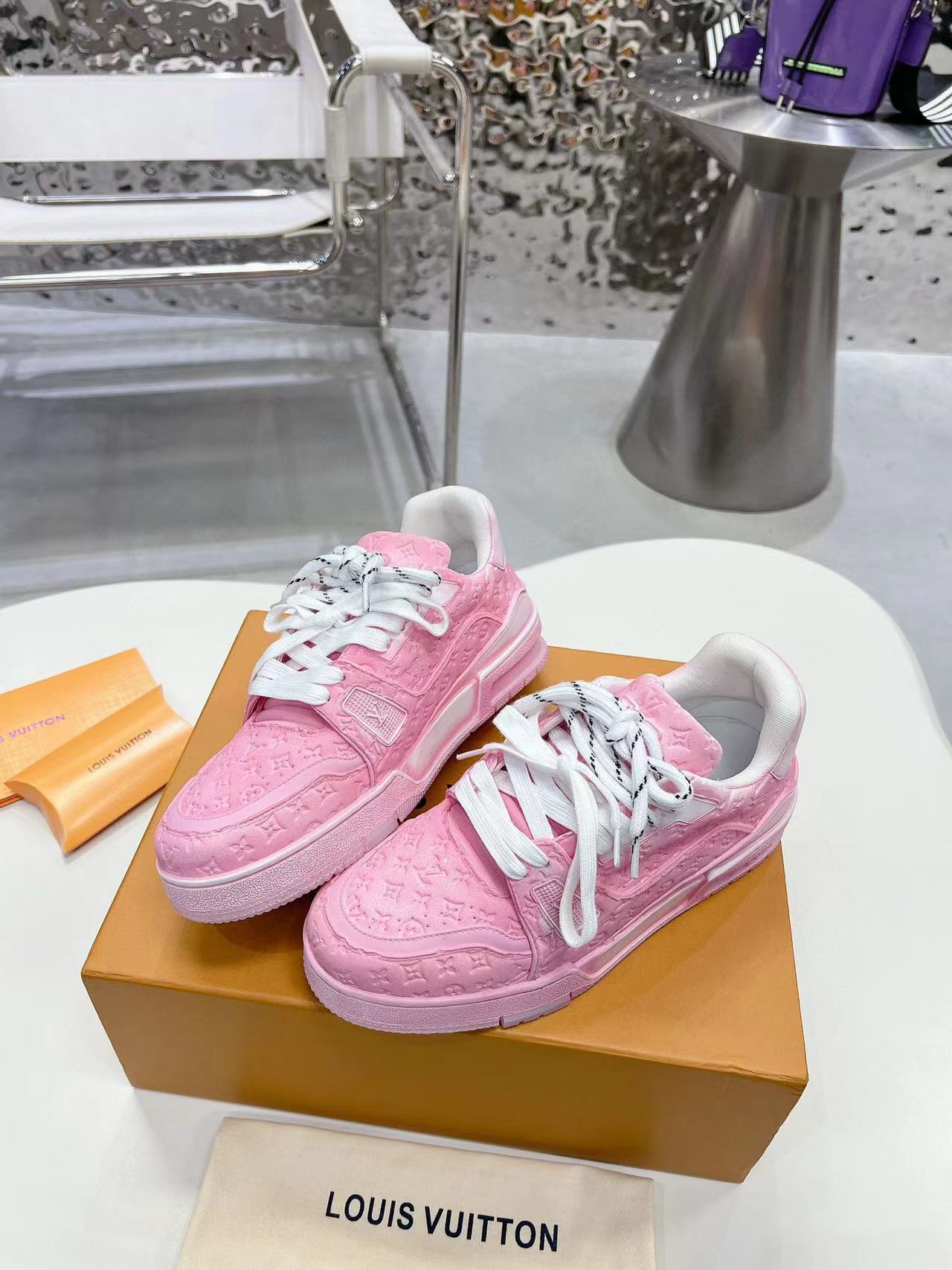 Classic Top quality Pink casual shoes LX-872166