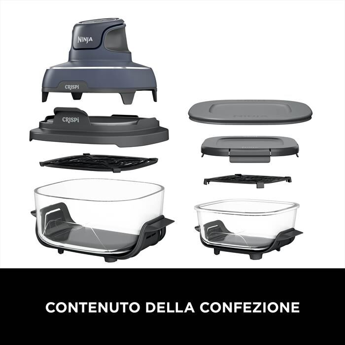 NINJA - FRIGGITRICE PORTATILE CRISPI FN101EUGY-Grigio