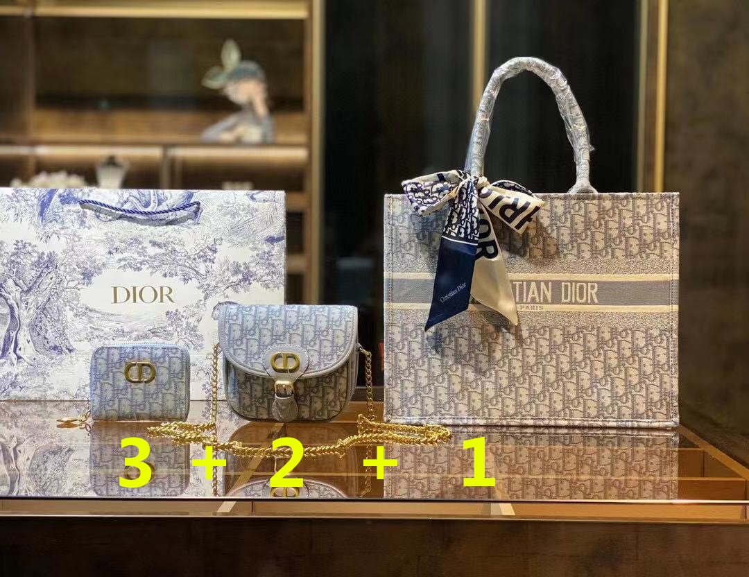 [Dior] [3-piece set] ★ Dior Oblique Small Bag