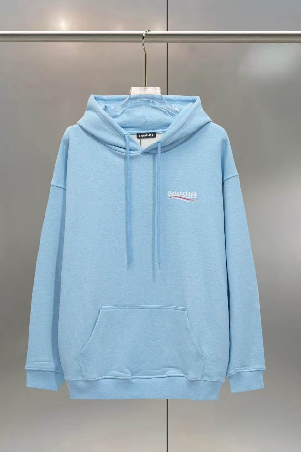 BLCG logo print sports hooded sweatshirt