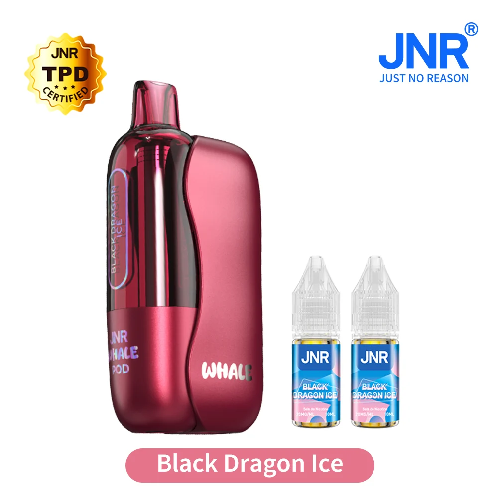 JNR Whale 38K Puffs - Kit Pod Pré-rempli et Rechargeable - Vape Grok