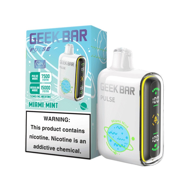 Geek Bar Pulse 15000 Disposable Vape Frozen Edition | 16ml Prefilled Pod Kit