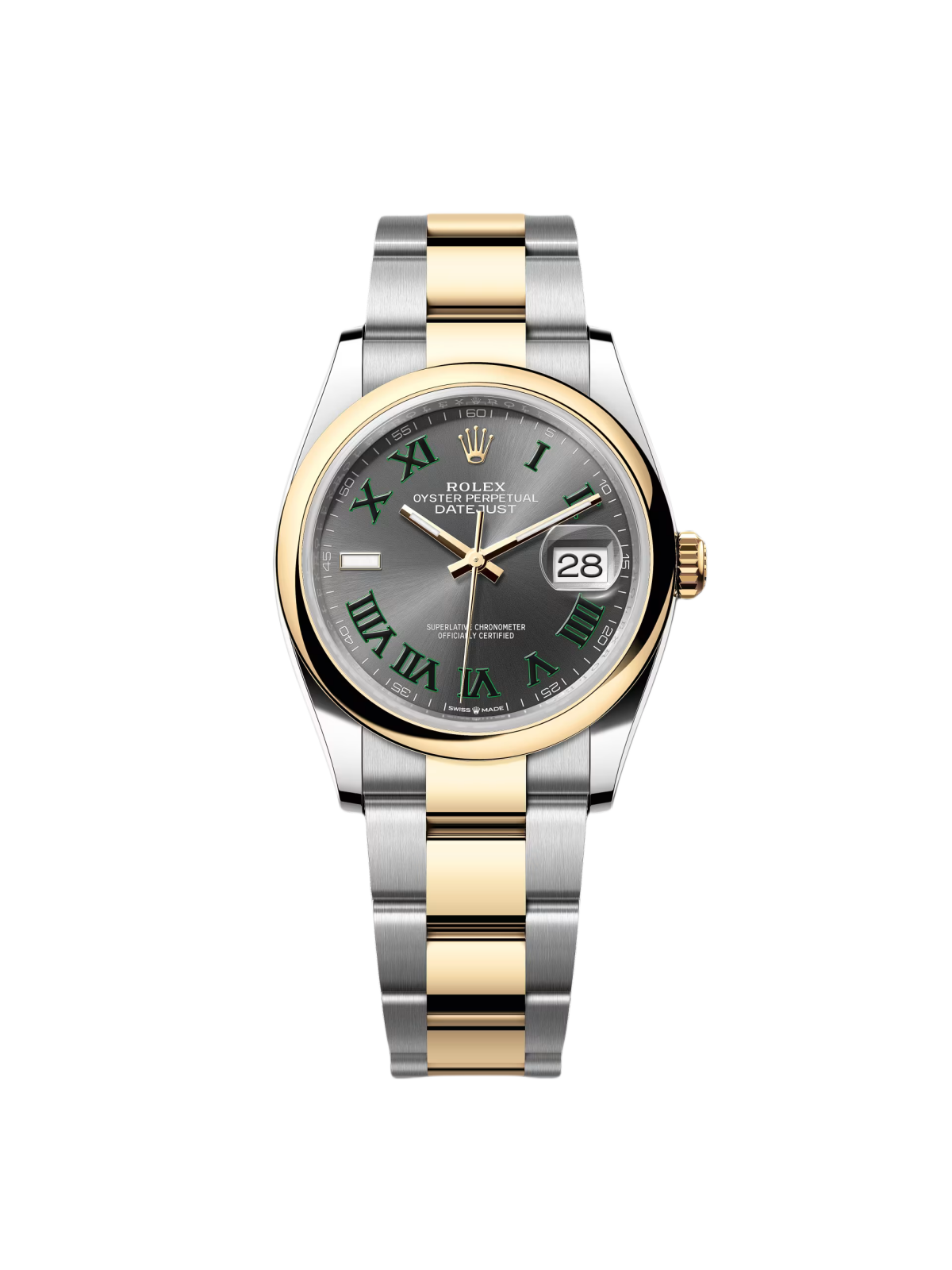 Rolex  Datejust 36mm 126203 Slate Dial 36mm Domed Bezel Oyster Bracelet
