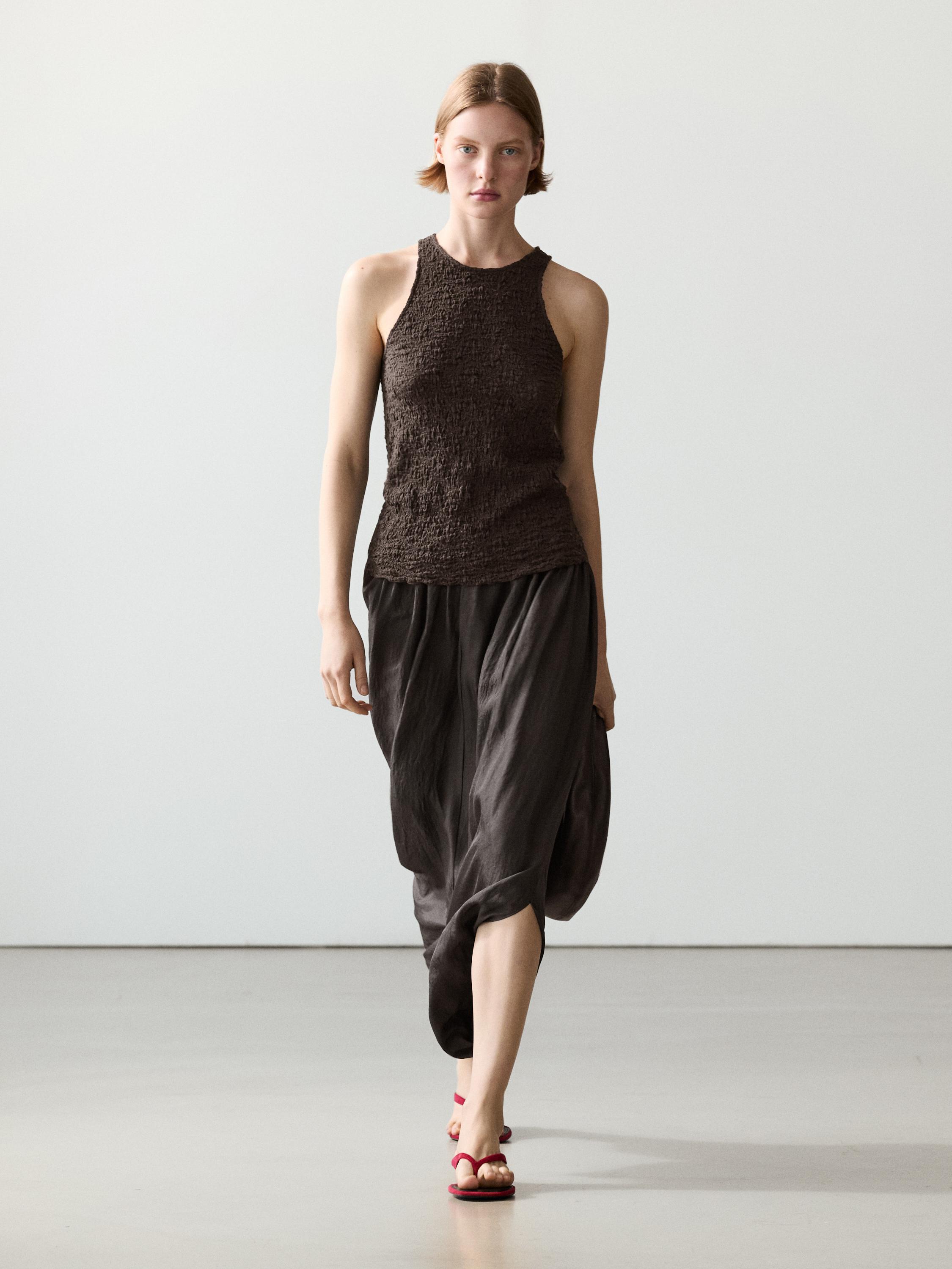 Top halter estructura