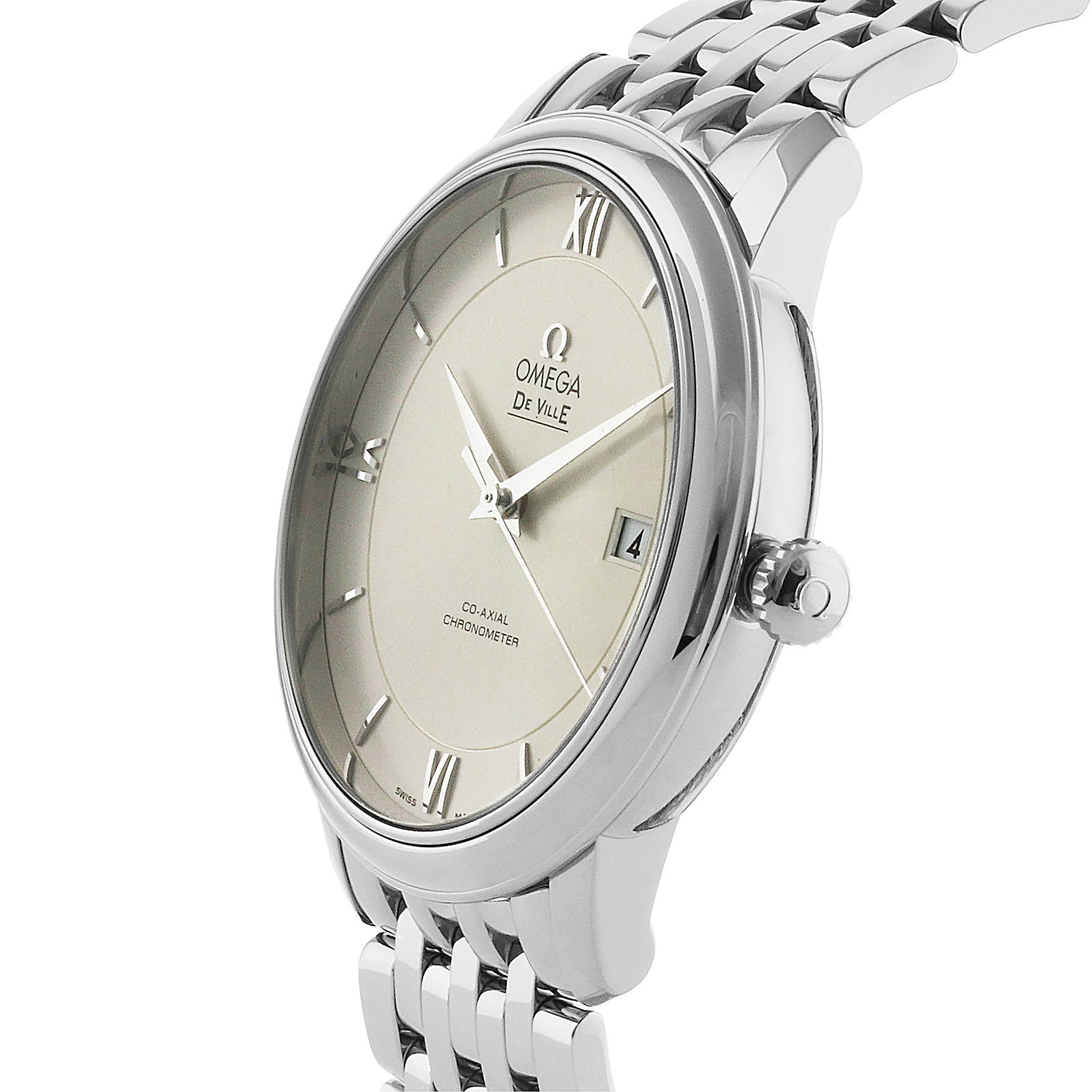 Omega De Ville Prestige Mens 39.5mm Automatic Co-Axial Date Mens Watch-P17331310