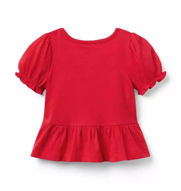 Bow Peplum Top