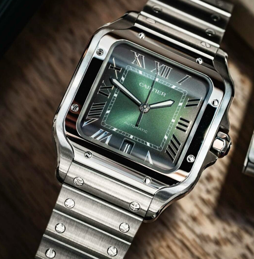 Cartier Santos Large Green