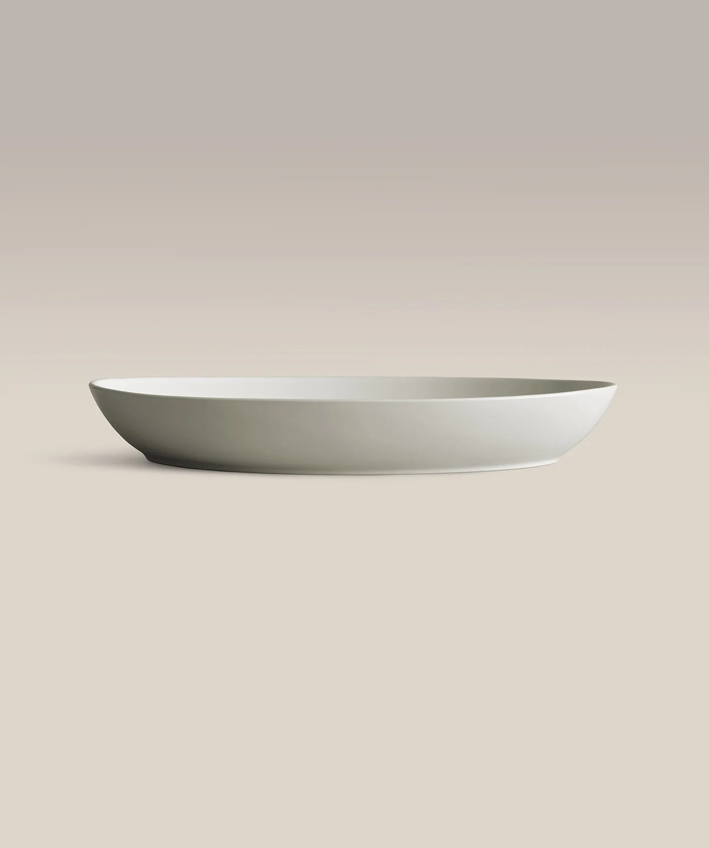 Oval Low Serving Bowl