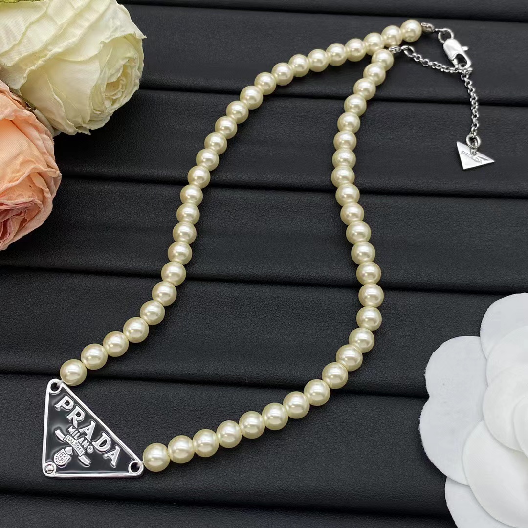 Classic Pendants Pearls Necklace PPXL-9120007