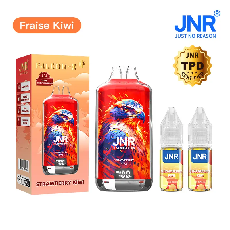 JNR Falcon X⁺ (Falcon X Plus) 28000 Puffs - Kit Pod Remplissable et Rechargeable - Vape Grok