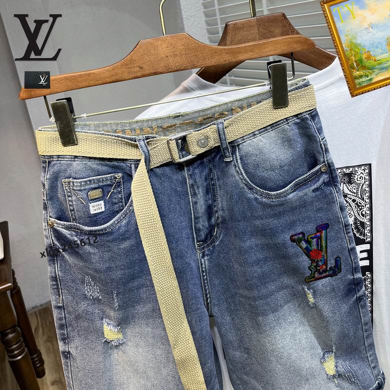 LV Jean shorts