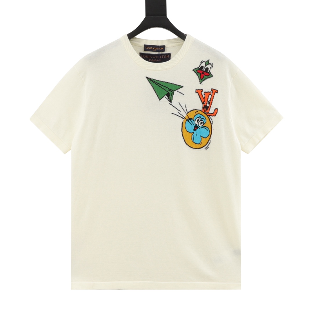 LV Logo lettering T-shirt
